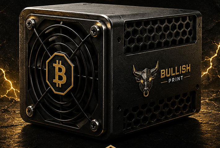 Bullish Print solo miner unit